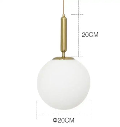 Modern gold ring pendant light with frosted glass for living room