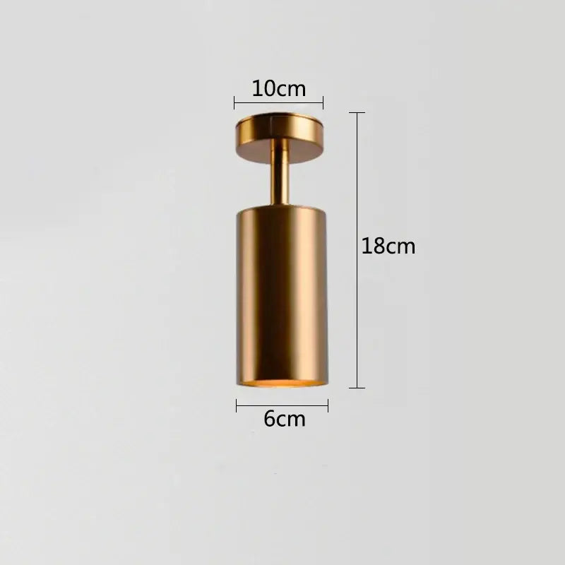 Modern gold rotating led spotlights dining room pendant light
