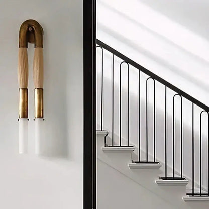 Modern gold & silver designer tassel wall lamp bedroom