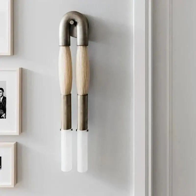 Modern gold & silver designer tassel wall lamp bedroom