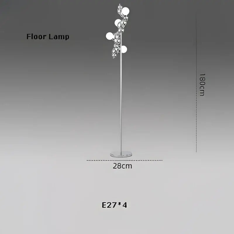 Modern gold & silver dimmable led hanging pendant light dining room