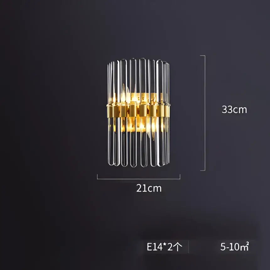 Modern gold & silver e14 led crystal pendant lights dining room