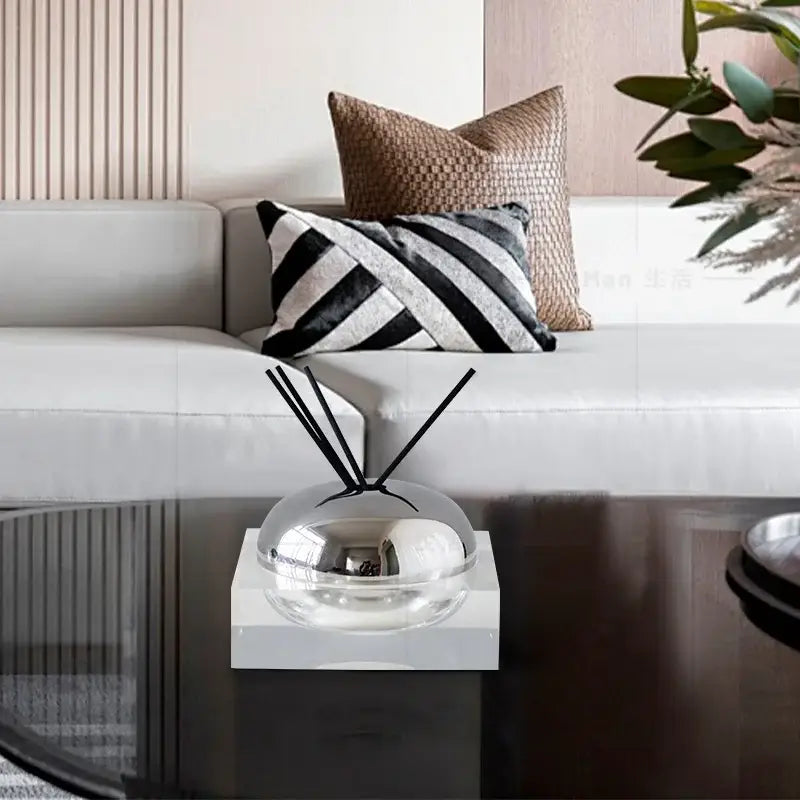 Modern gold & silver golden geometry aromatherapy diffuser living room
