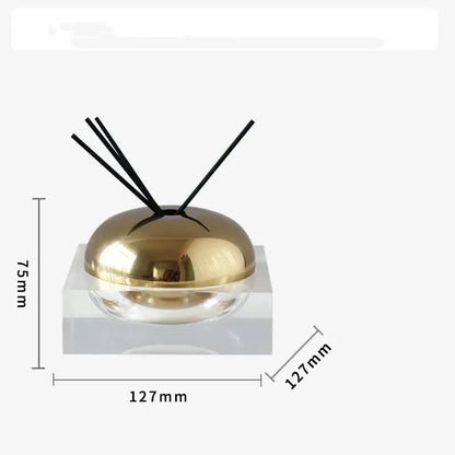 Modern gold & silver golden geometry aromatherapy diffuser living room