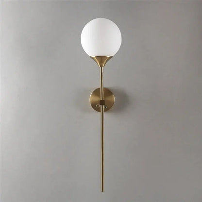 Modern gold smoked glass lampshade wall sconces bedroom light