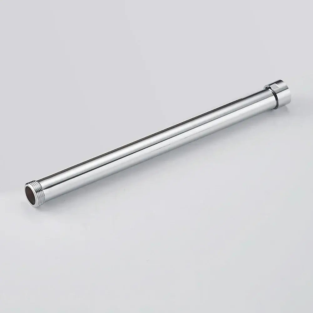 Modern gold solid brass shower extension tube arm bathroom accessory