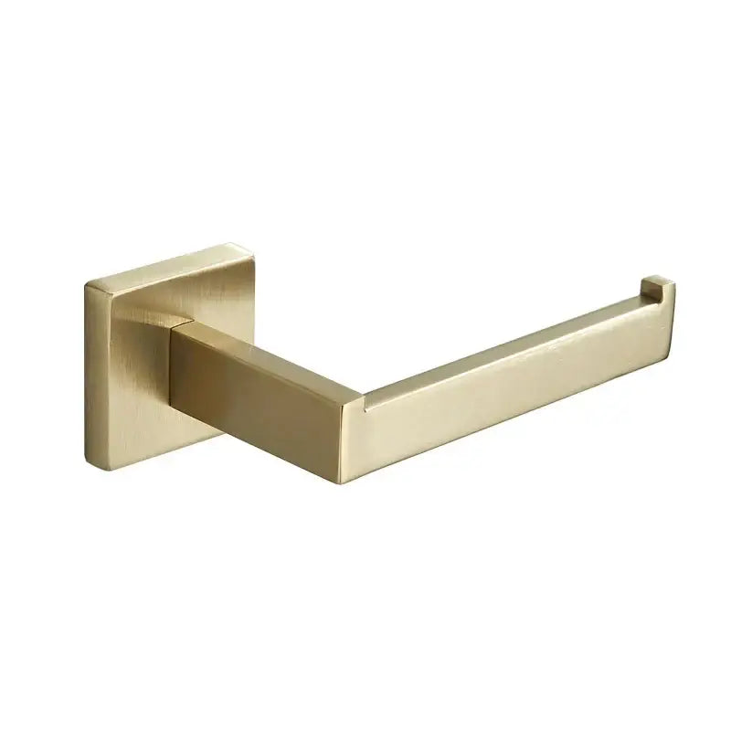 Modern gold square paper holder bathroom wall mount