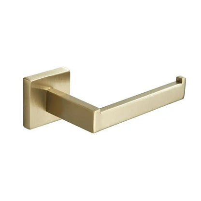 Modern gold square paper holder bathroom wall mount