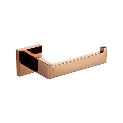 Modern gold square paper holder bathroom wall mount