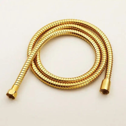 Modern gold stainless steel flexible shower hose bathroom replacement