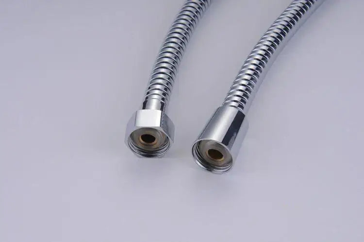 Modern gold stainless steel flexible shower hose bathroom replacement