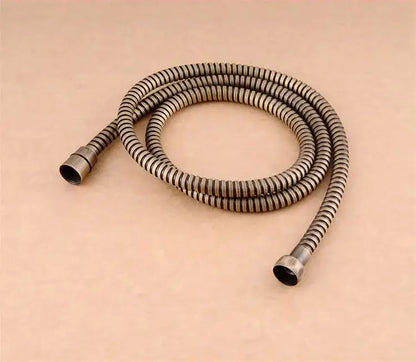 Modern gold stainless steel flexible shower hose bathroom replacement