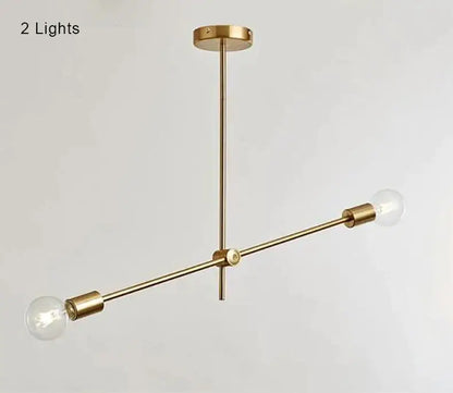 Modern gold starburst glass ball globe pendant light dining room
