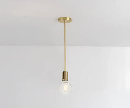 Modern gold starburst glass ball globe pendant light dining room