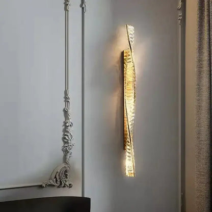 Modern gold steel led pendant light dining room crystal chandelier