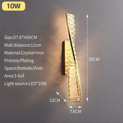 Modern gold steel rings crystal pendant light dining room