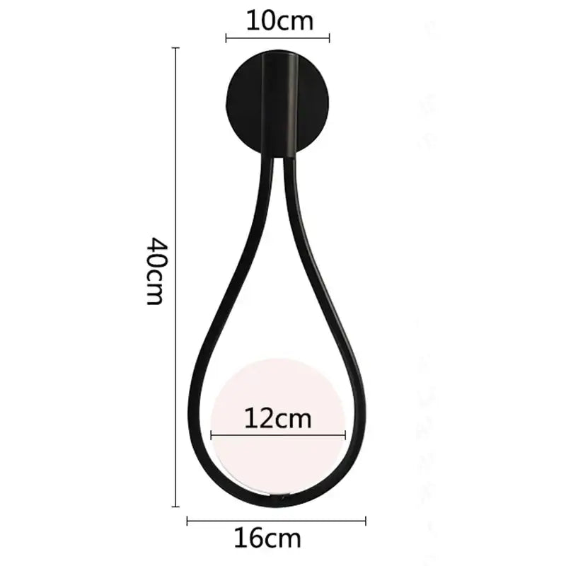Modern gold teardrop glass ball pendant lights kitchen decor