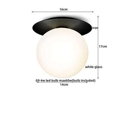 Modern gold textured glass ceiling lamp living room light fixture