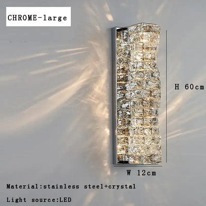 Modern gold textured glass wall sconce lamps for bedroom decor