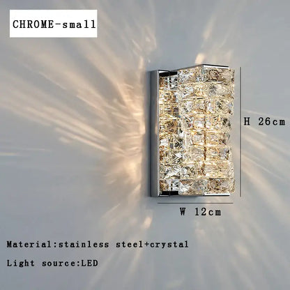 Modern gold textured glass wall sconce lamps for bedroom decor