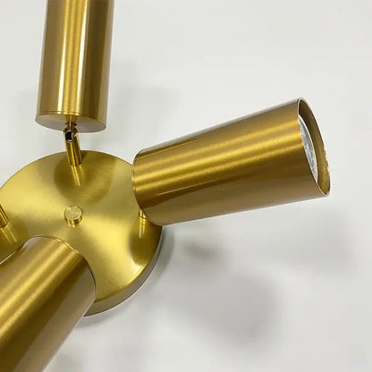 Modern gold three light adjustable gu10 led ceiling lights kitchen