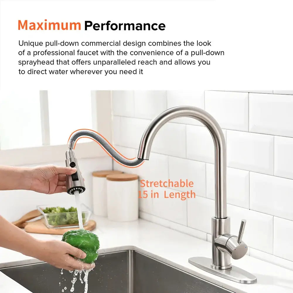 Modern gold touch control sink tap kitchen faucet