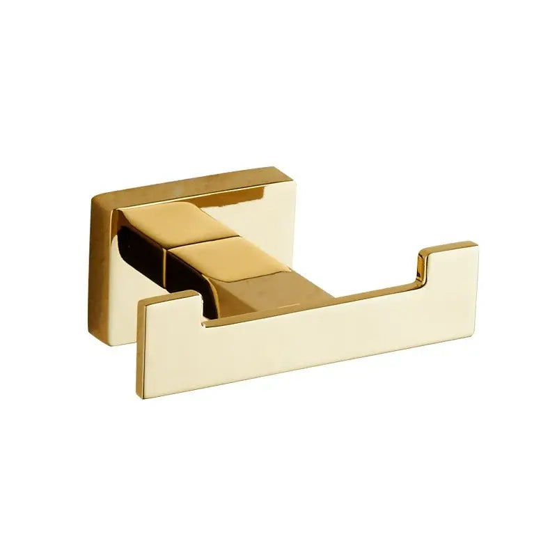 Modern gold towel ranger bathroom accessory rack