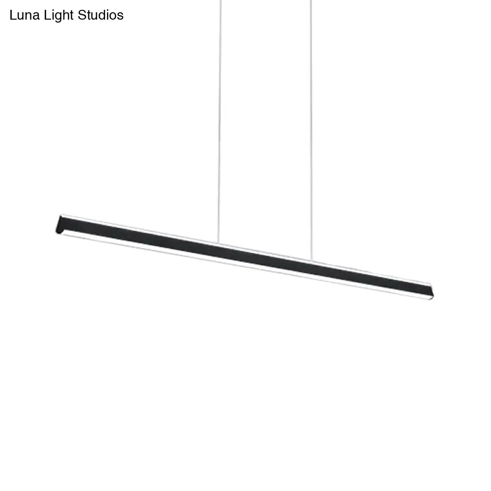 Modern gold triangular prism pendant lamp dining room light