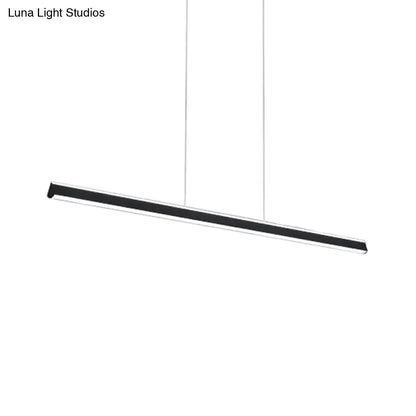 Modern gold triangular prism pendant lamp dining room light