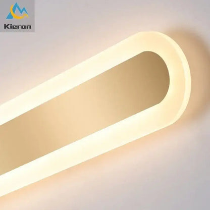 Modern gold vertical led strip wall lights for bedroom living room