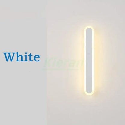 Modern gold vertical led strip wall lights for bedroom living room