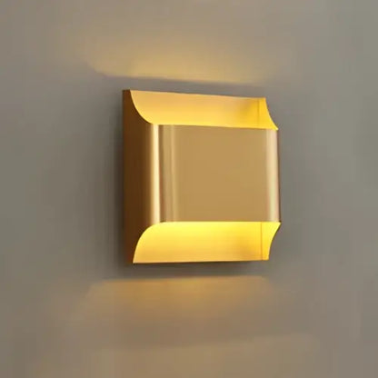 Modern gold wall sconce – living room minimalist wall lamp