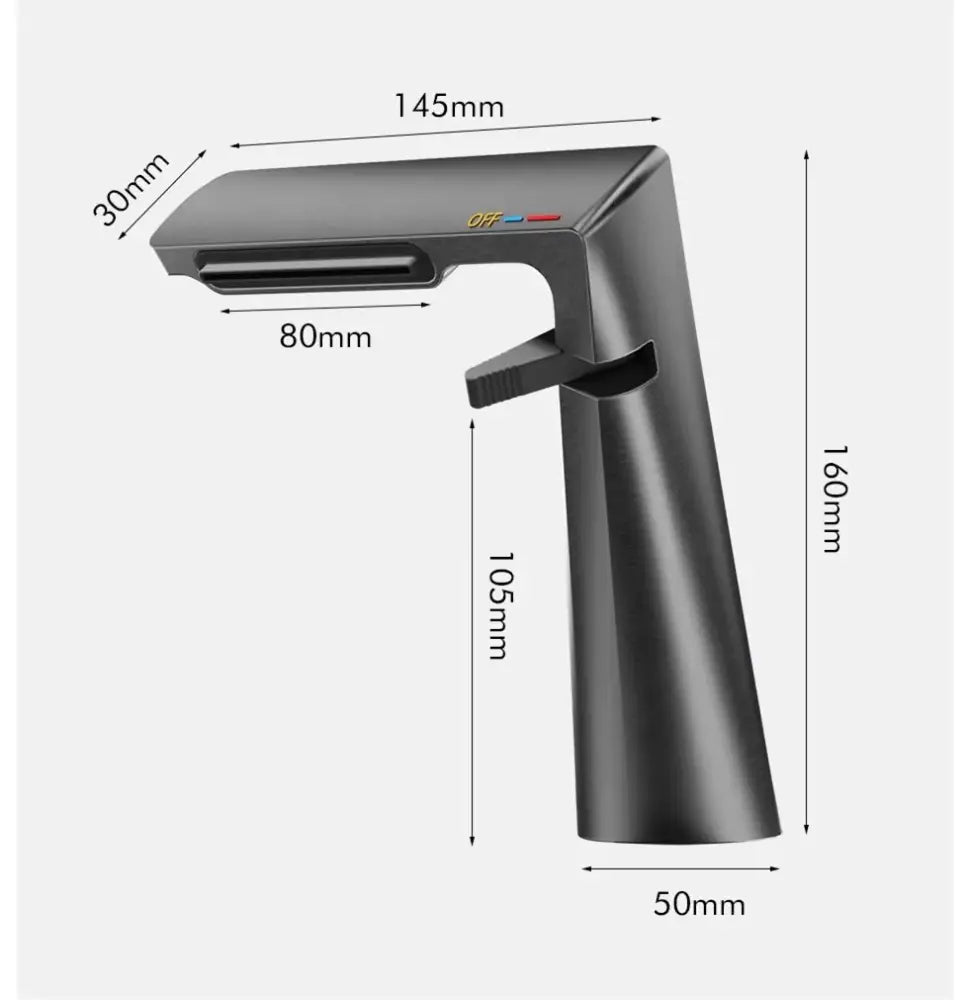 Modern gold waterfall basin faucet bathroom single handle mixer tap