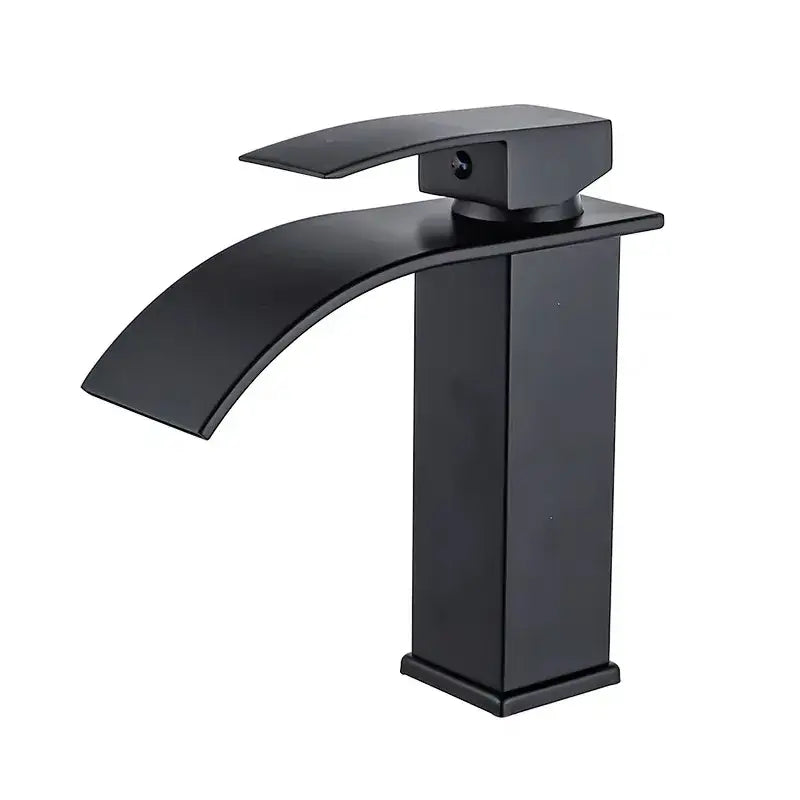 Modern gold waterfall basin faucet bathroom sink mixer tap