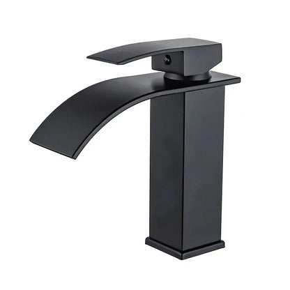 Modern gold waterfall basin faucet bathroom sink mixer tap