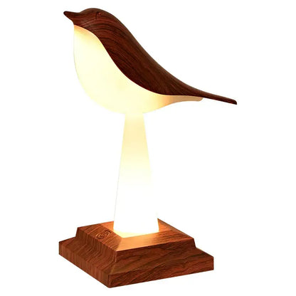 Modern gold & white bird table lamp desk light bedroom aromatherapy