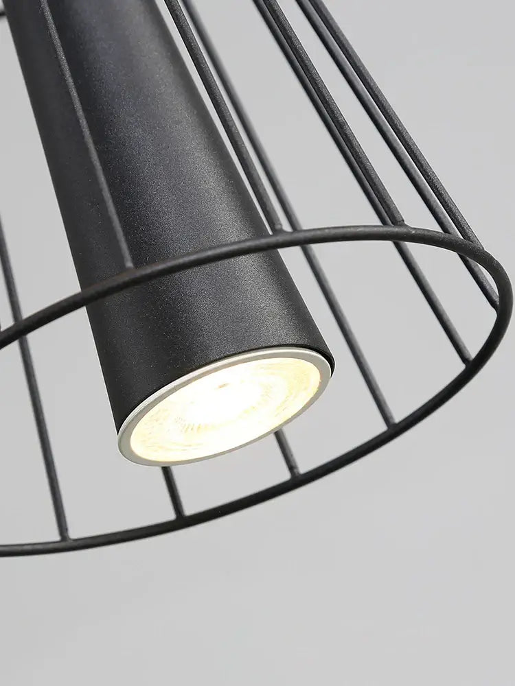 Modern gold wireframe gravity suspension lamp dining room chandelier