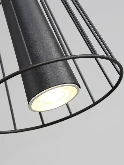 Modern gold wireframe gravity suspension lamp dining room chandelier