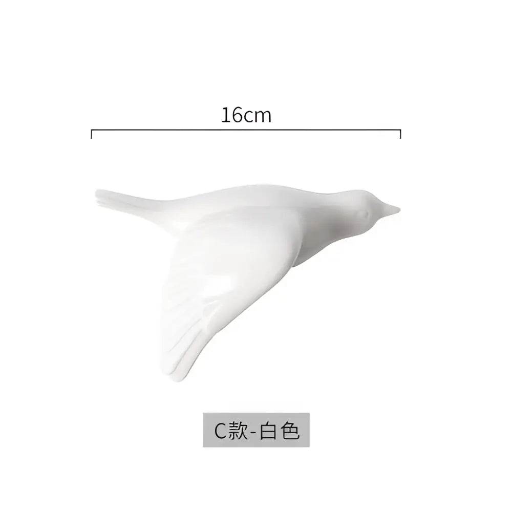 Modern golden bird wall hanging living room decor