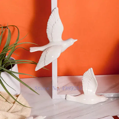 Modern golden bird wall hanging living room decor
