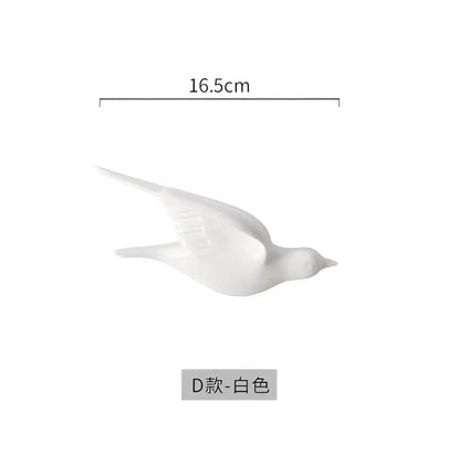 Modern golden bird wall hanging living room decor