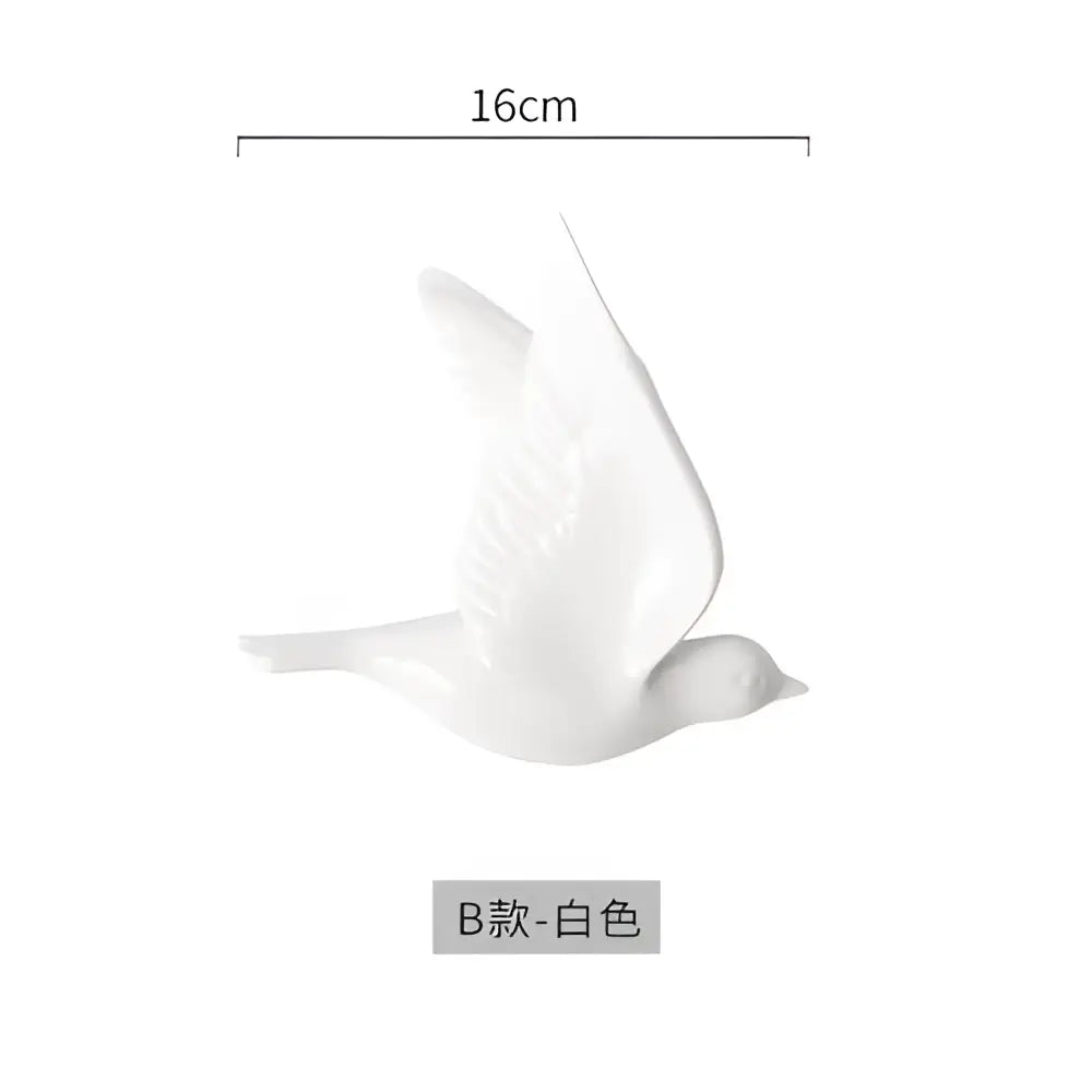 Modern golden bird wall hanging living room decor