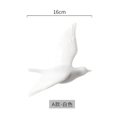 Modern golden bird wall hanging living room decor