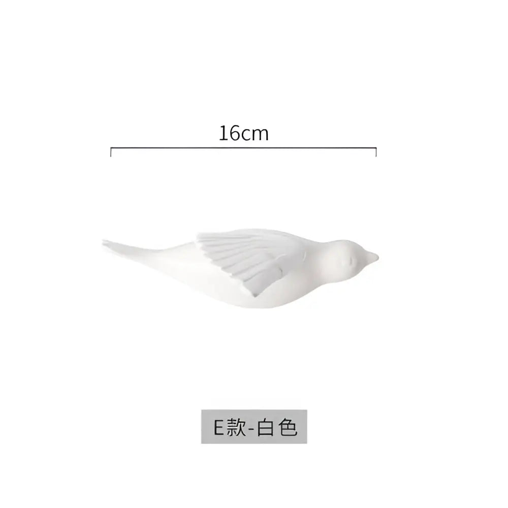 Modern golden bird wall hanging living room decor