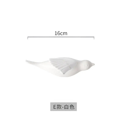 Modern golden bird wall hanging living room decor
