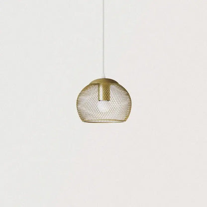 Modern golden birdcage led pendant light for kitchens
