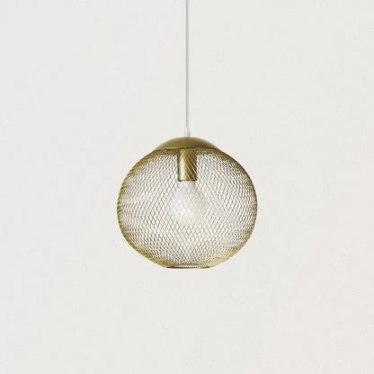 Modern golden birdcage led pendant light for kitchens