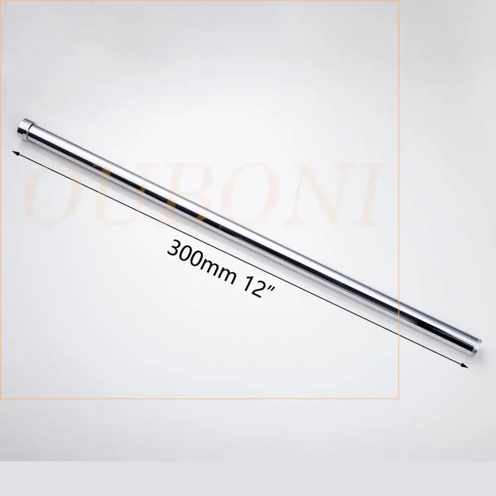 Modern golden black stainless steel shower arm bathroom extension rod
