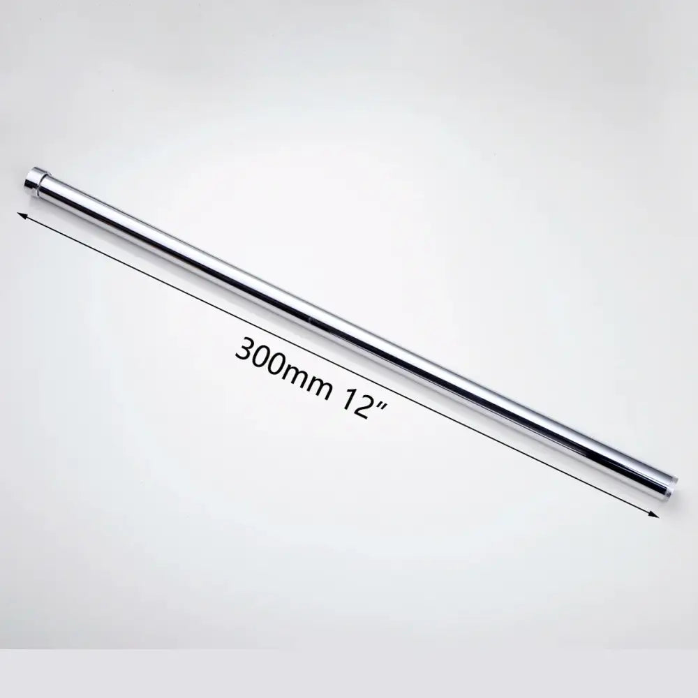 Modern golden black stainless steel shower arm bathroom extension rod