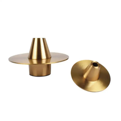 Modern golden geometry metal handicraft vase living room decor